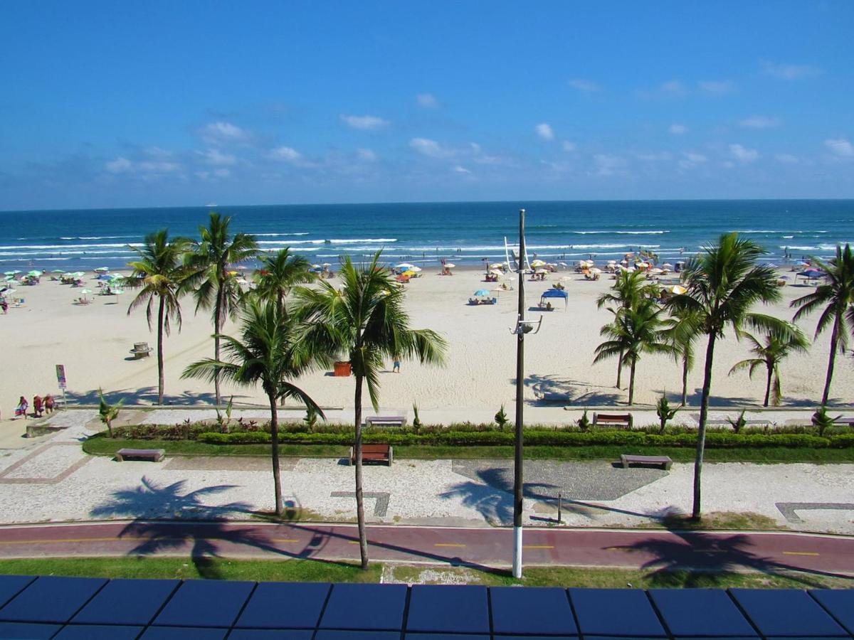 Apto Pe Na Areia Com Vista Para O Mar E Wifi Praia Grande  Exterior photo